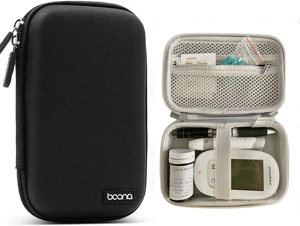 Hooshion Diabetic Organizer Carrying Case Kit, Diabetes