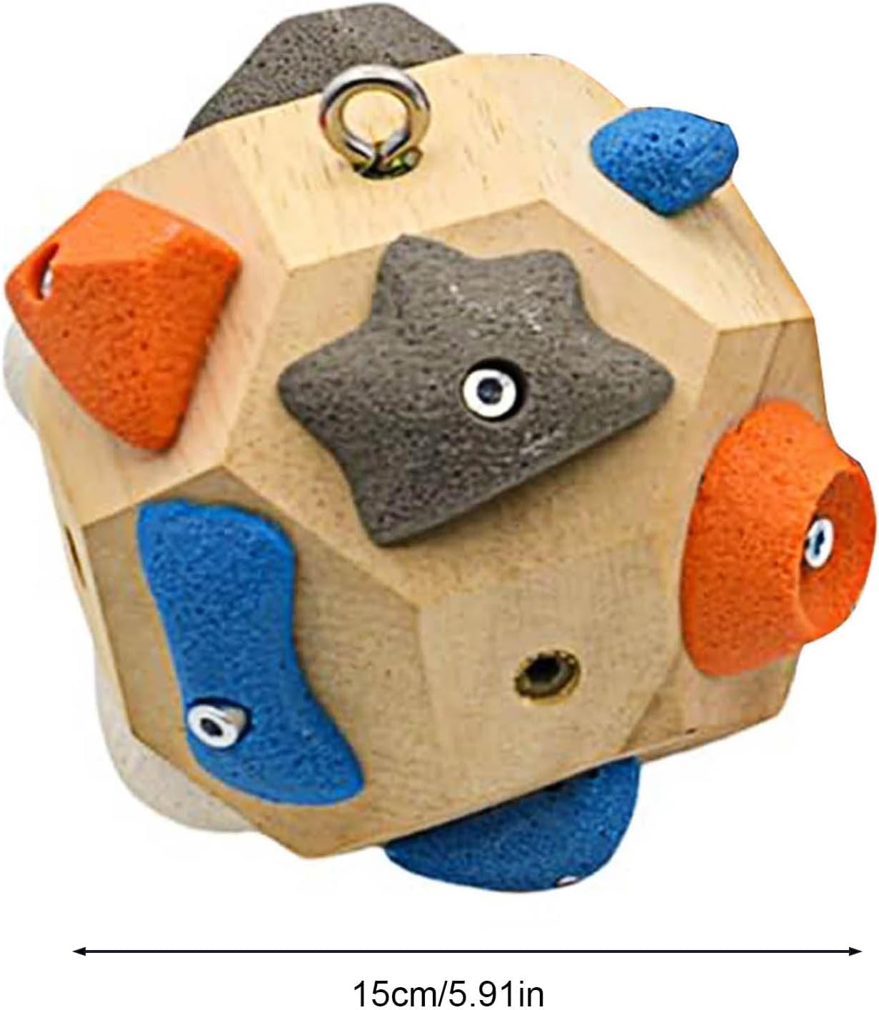 Handgefertigter Boulderblock – Boulderbälle bauen Kraft und Präzision auf, Boulderbälle 3D-Kletterball, Kletter-Trainingsbälle, um ihn jederzeit und überall herauszunehmen, um das Klettern zu