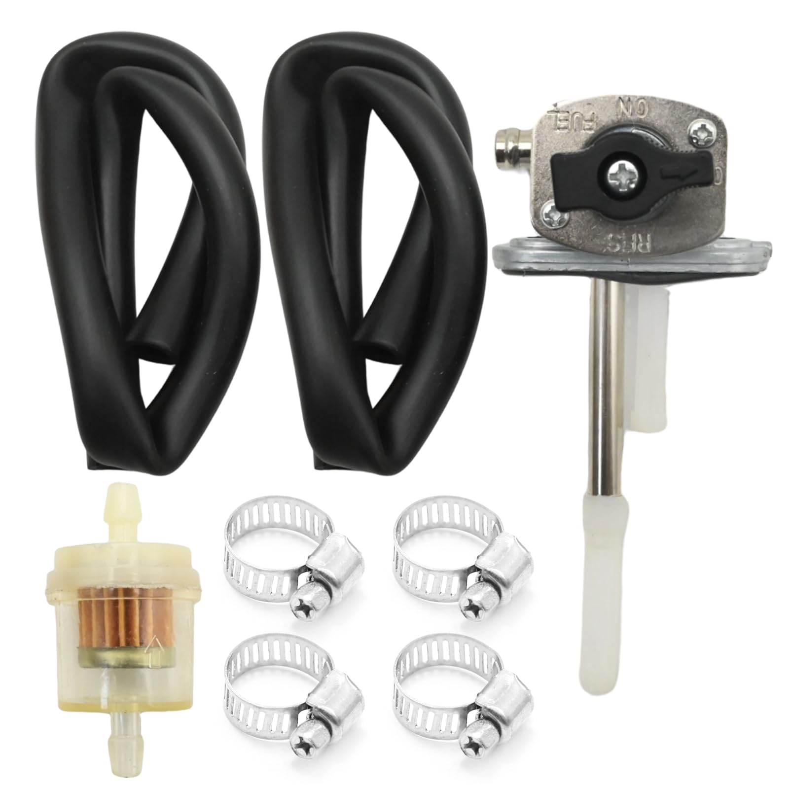 Aynaxcol 5TG-24500-10-00 Petcock Fuel Cock Tank Switch Kit, Replacement for Yamaha YFZ450 LE/R/RSE/RW/SE/SP/V/W/X/XSE 2004 2005 2006 2007 2008 2009