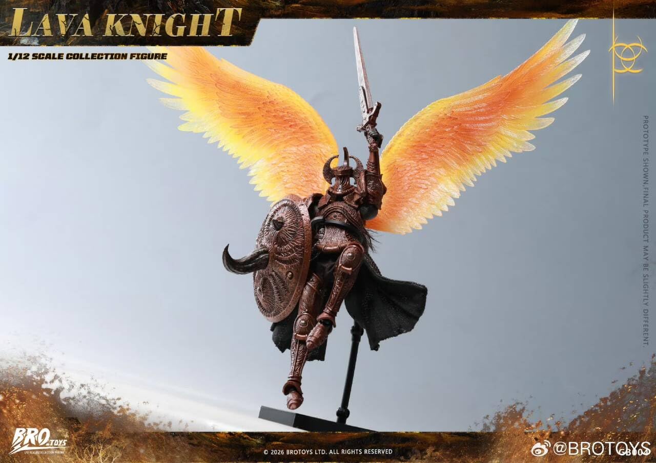 BROTOYS GB004 Figurka 1/12, rycerz, gołe ciało, ruchoma, figurka akcji, malowana