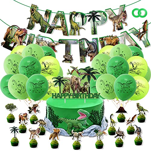 Globos de Dinosaurio Set,Selva Dinosaurio Globos,Globos de Dinosaurios para Niños,3D Globos de...