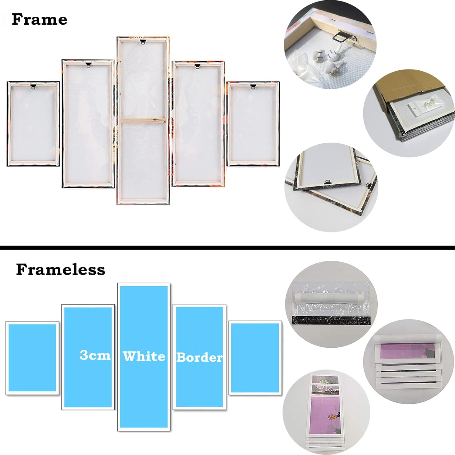 Old Warships Battle Sailing 5 Pieces Canvas Painting Wall Art, Multi Panel Canvas Art Wall Decor, Giclee Poster Artwork for Living Room Bedroom (40" Wx22 H Frame)