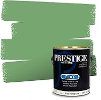 Vista 54 de PRESTIGE Pintura exterior e imprimación en uno, aloe, plano, 1 galón