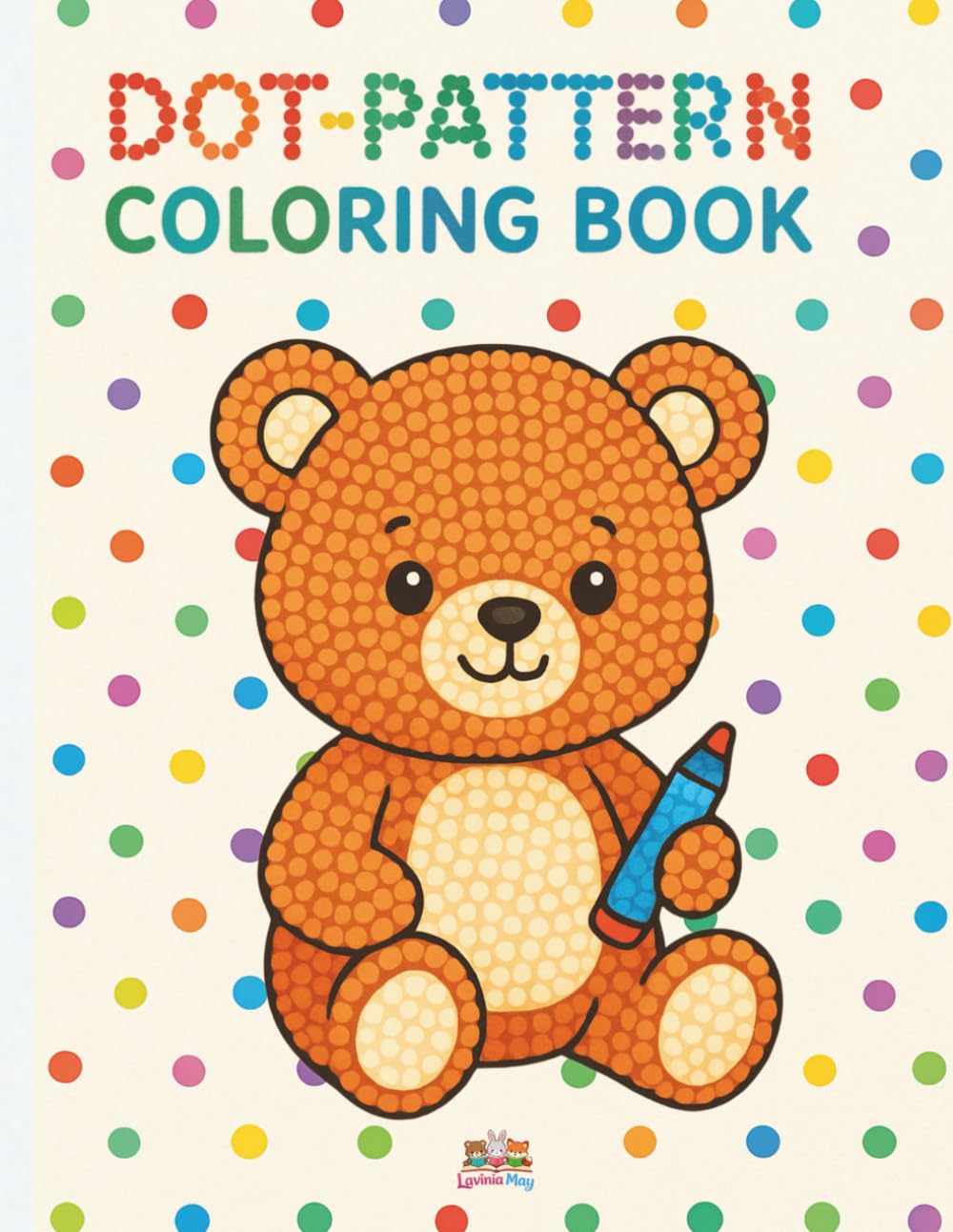 Dot-Pattern coloring book: Numbers and Shapes Art Coloring for Toddlers & Kids