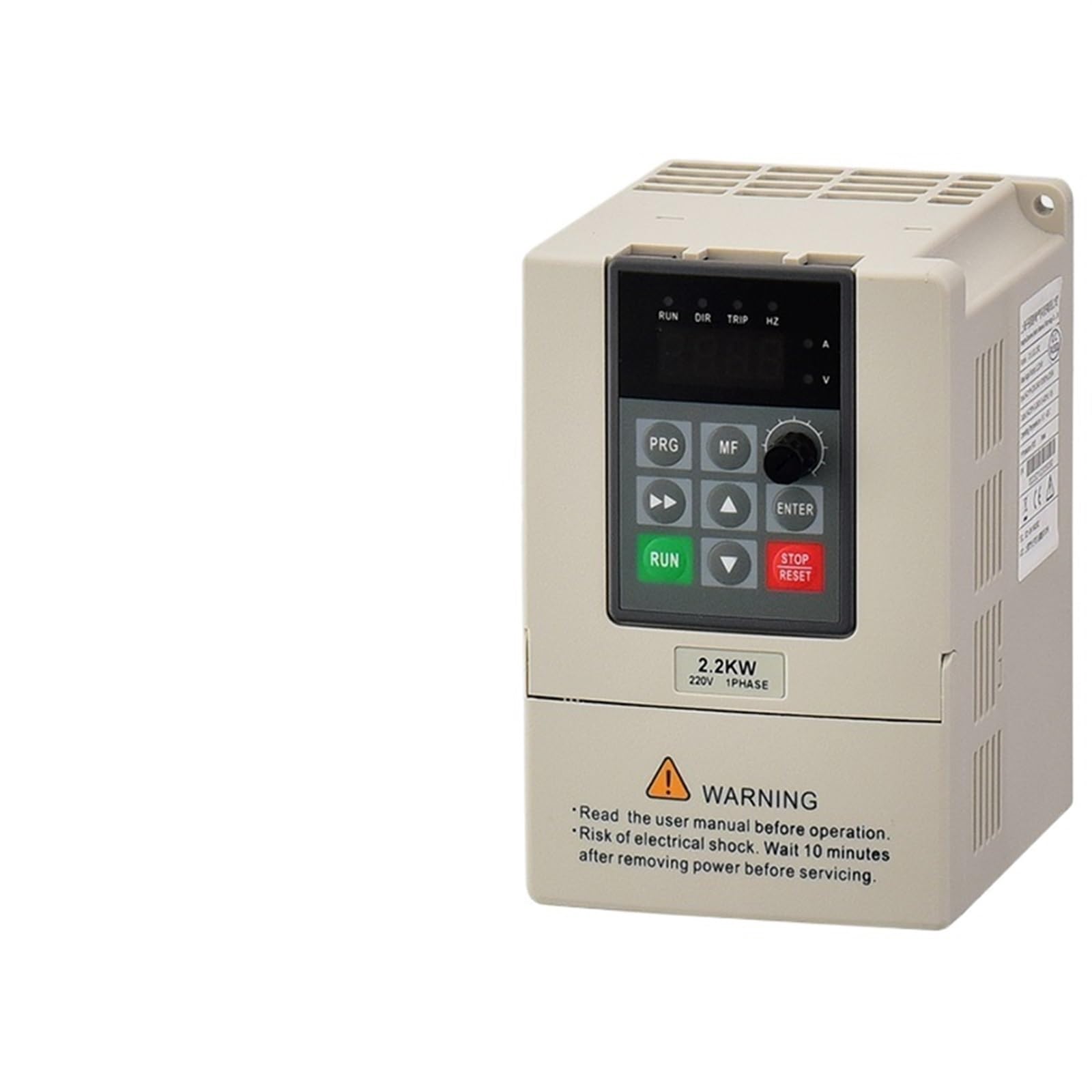 Variateur de fréquence VFD 2.2KW 220V monophasé pour contrôle de vitesse moteur