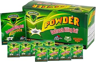 Green River® Cockroach Killing Bait Killer | Effective Miraculous Powder Sachets (Pack of 10)