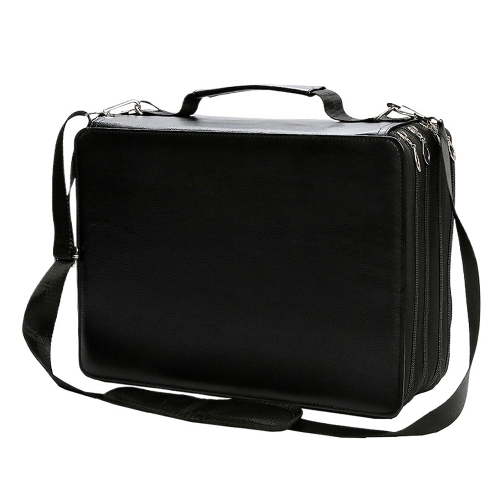 Astuccio for matite colorate da 168/224 fori Custodia for pennarelli di grande capacità Porta cancelleria Materiale scolastico for studenti Per Ufficio(Black 224 Hole)