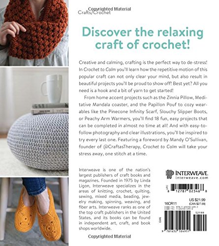 Crochet to Calm: Stitch and De-Stress with 18 Simple Crochet Patterns (Craft To Calm) - Thumbnail 2