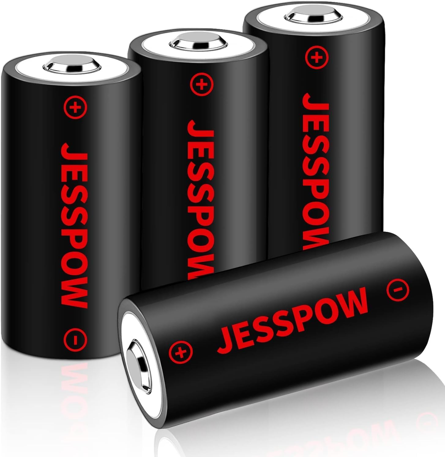 JESSPOW CR123A Lithium Batteries, CR123A Rechargeable