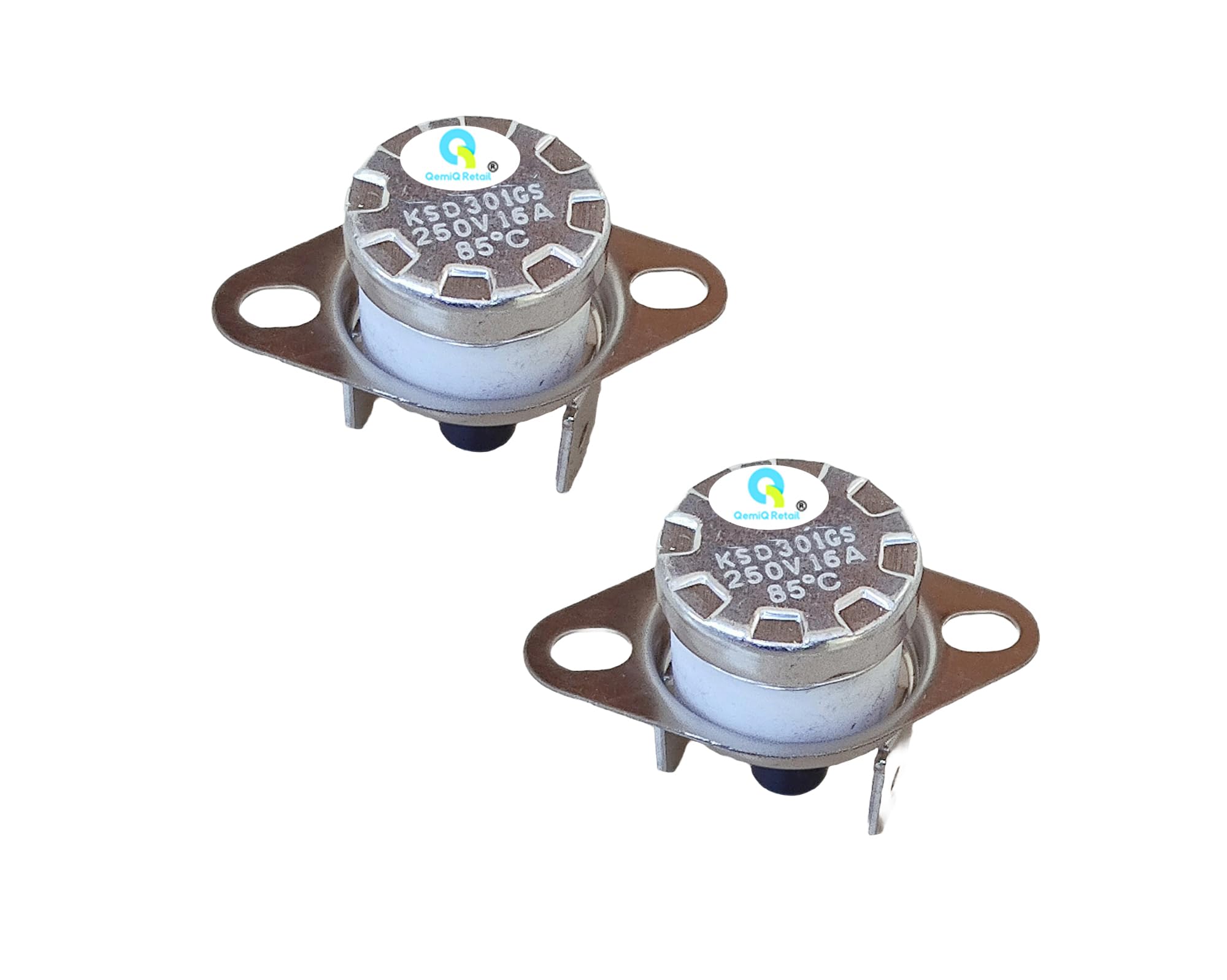 QemiQ Retail®-KSD-301GS 16A 85 Degree Thermostat Temperature Switch for-Coffee Maker, Water Heater, Electric cookers, Microwave ovens,dryers, Microwave ovens, Electric Kettles, etc.-picture-27