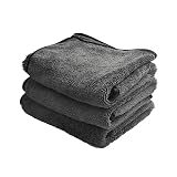 Genérico Toalla de Microfibra 600 gsm, Ultra Absorbente, Suave y Sin Pelusas (40 x 60 cm)