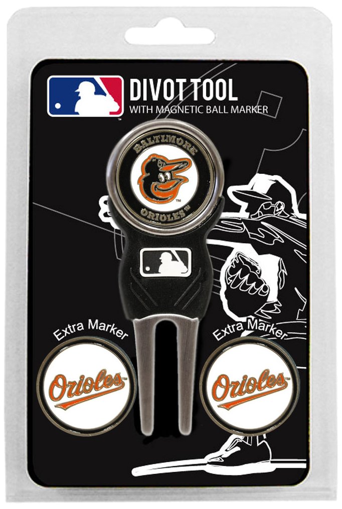 MLB Divot Tool Pack with 3 Golf Ball Markers