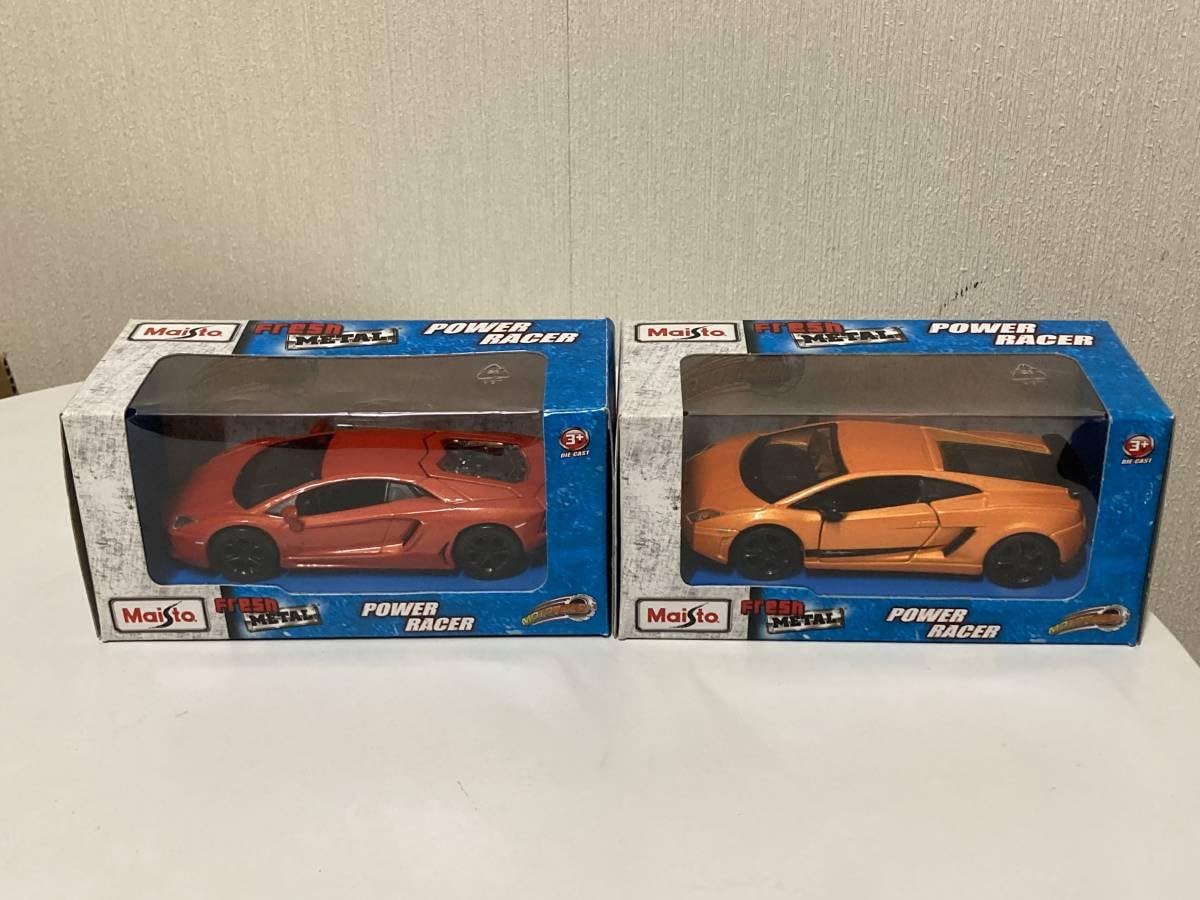 Amazon | マイスト ランボルギーニ 1/43 2台セット Lamborghini 