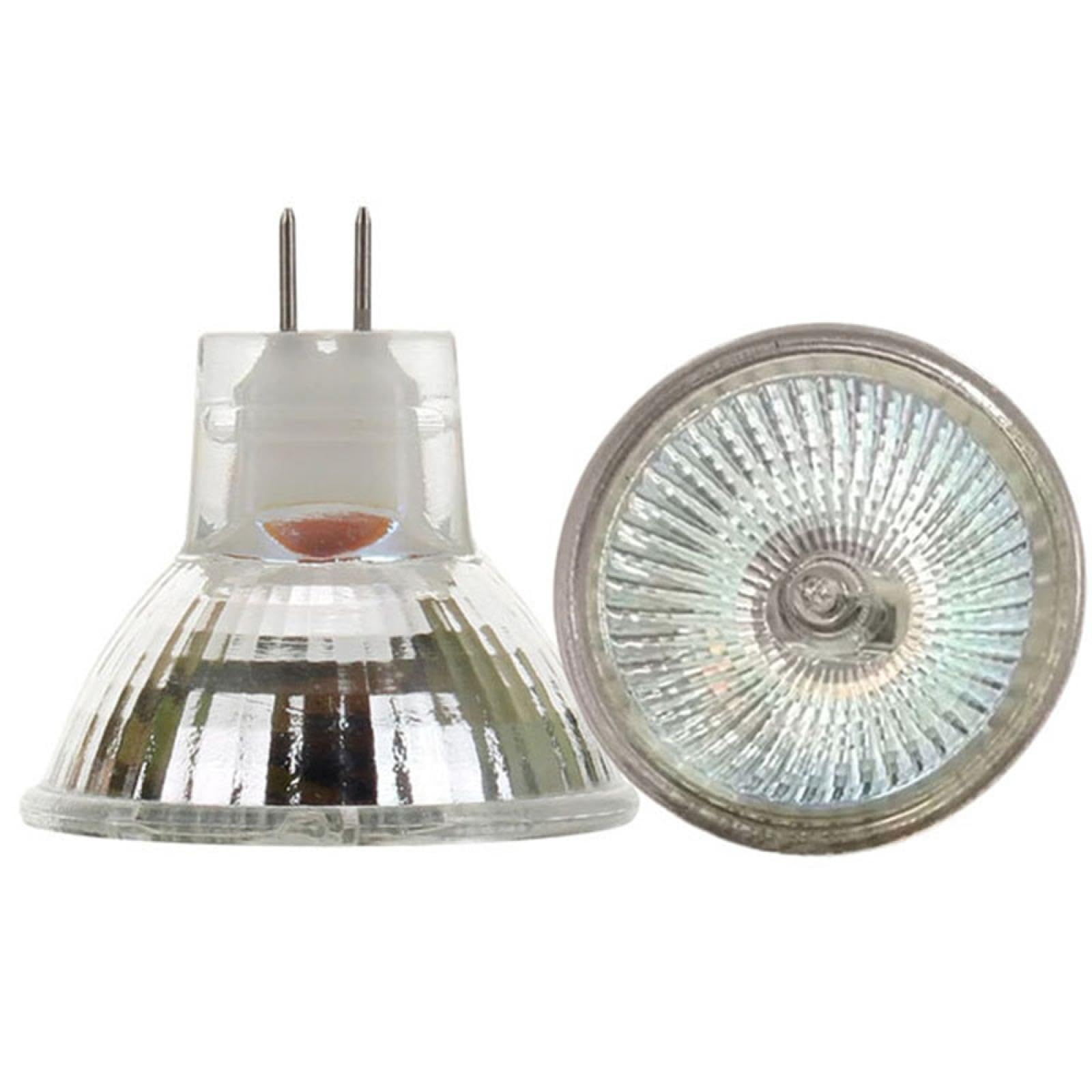 Ampoule Spot MR16 20W 220V 50W GU5.3 Ampoules halogènes 2 broches GU5.3 culot dimmable blanc chaud pour lumières de paysage, lumières sur rail 6PCS 35W