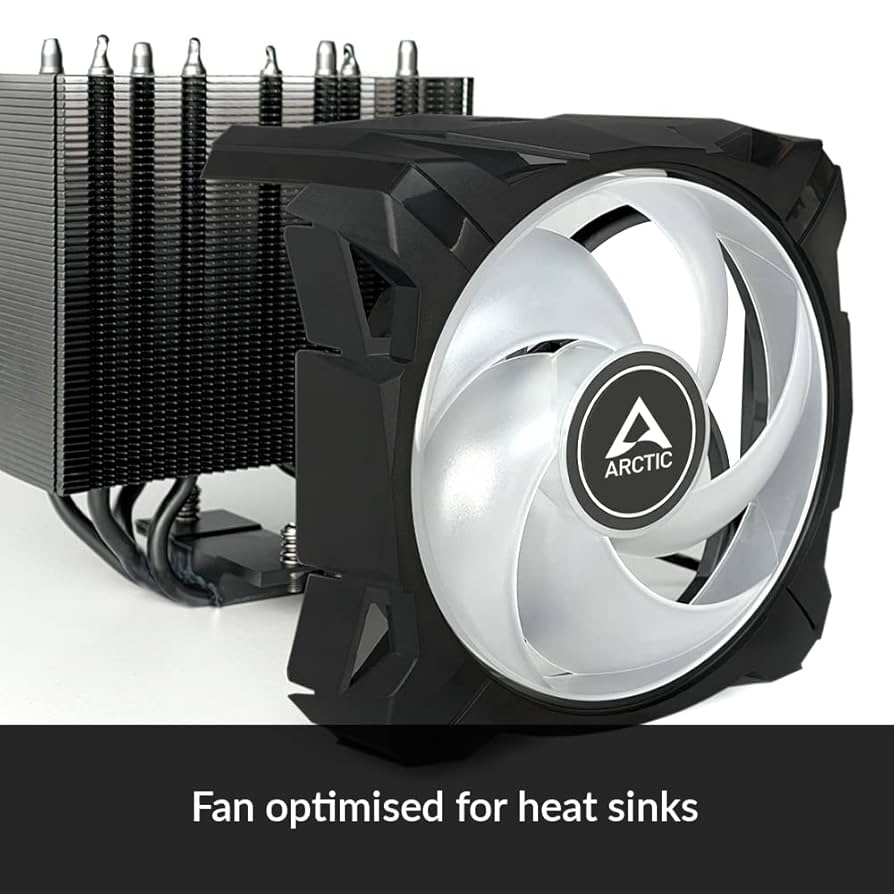 ARCTIC Freezer I35 A35 ARGB - Single Tower CPU Cooler With ARGB, Intel AMD Specific, Pressure Optimized 120 Mm P-Fan, 200-1700 RPM, 4 Heat Pipes, Incl. MX-5 Thermal Paste - Black | Singapore