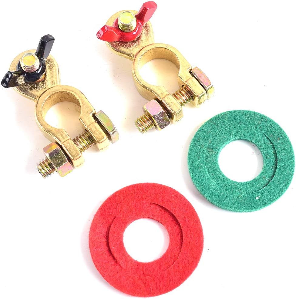 EKYLIN Pure Copper Battery Terminal Kit with Battery Corrosion Terminal