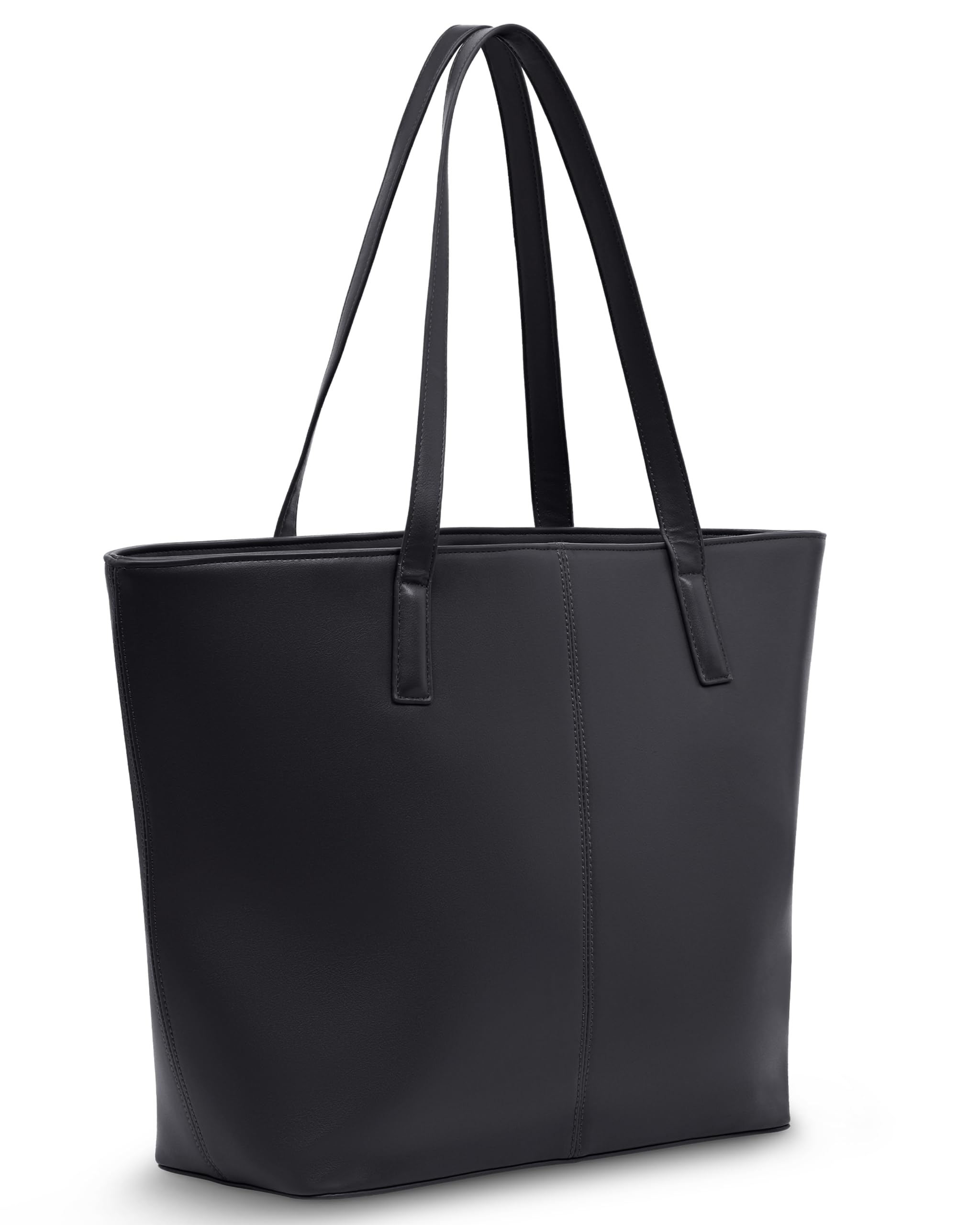 Expatrié Cabas Femme - Caro - Sac fourre-tout en similicuir - Sac à bandoulière élégant pour bureau, université ou école - Compartiment pour ordinateur portable 15 pouces - Hydrofuge