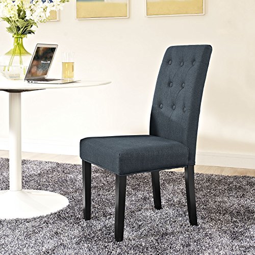 Modway Confer Modern Tufted Upholstered Fabric Parsons Kitchen And Dining Room Chair In Gray #TOP4