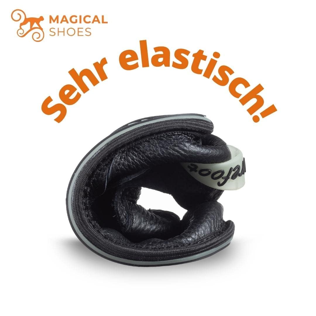 Magical Shoes Calzado Barefoot Bebé, Zapatos Primeros Pasos para Bebé – Niños, Zapatillas de Cuero, Zapatos de Gateo, Zapatos Minimalistas, Talla 18-23, Baloo 2.0
