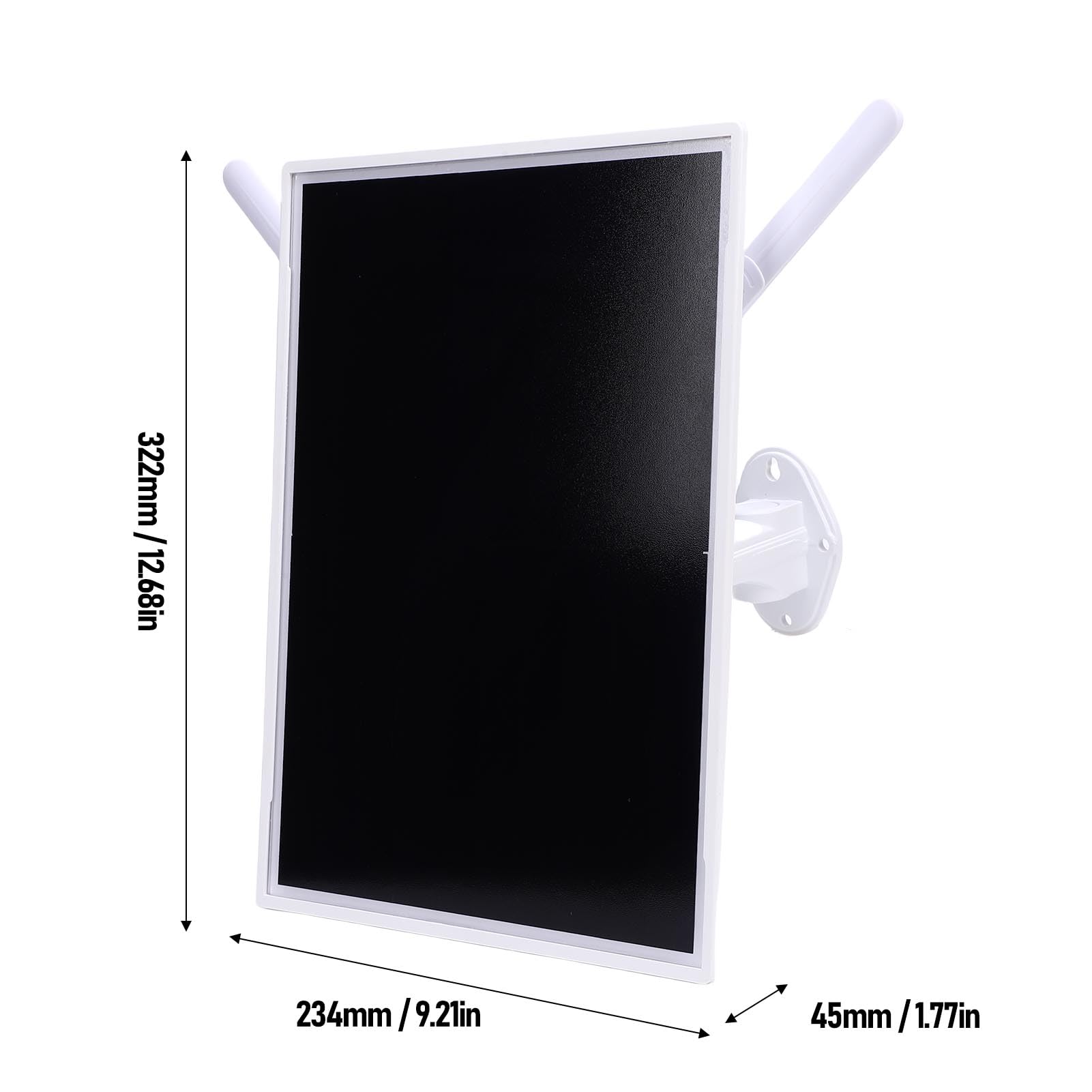 HEEPDD Router da 4G per Esterni Solari Router a Energia Solare LTE, Dispositivo Portatile Impermeabile per WiFi Dispositivi Multipli, Ideali per il Campeggio e le Forniture di Giardinaggio per