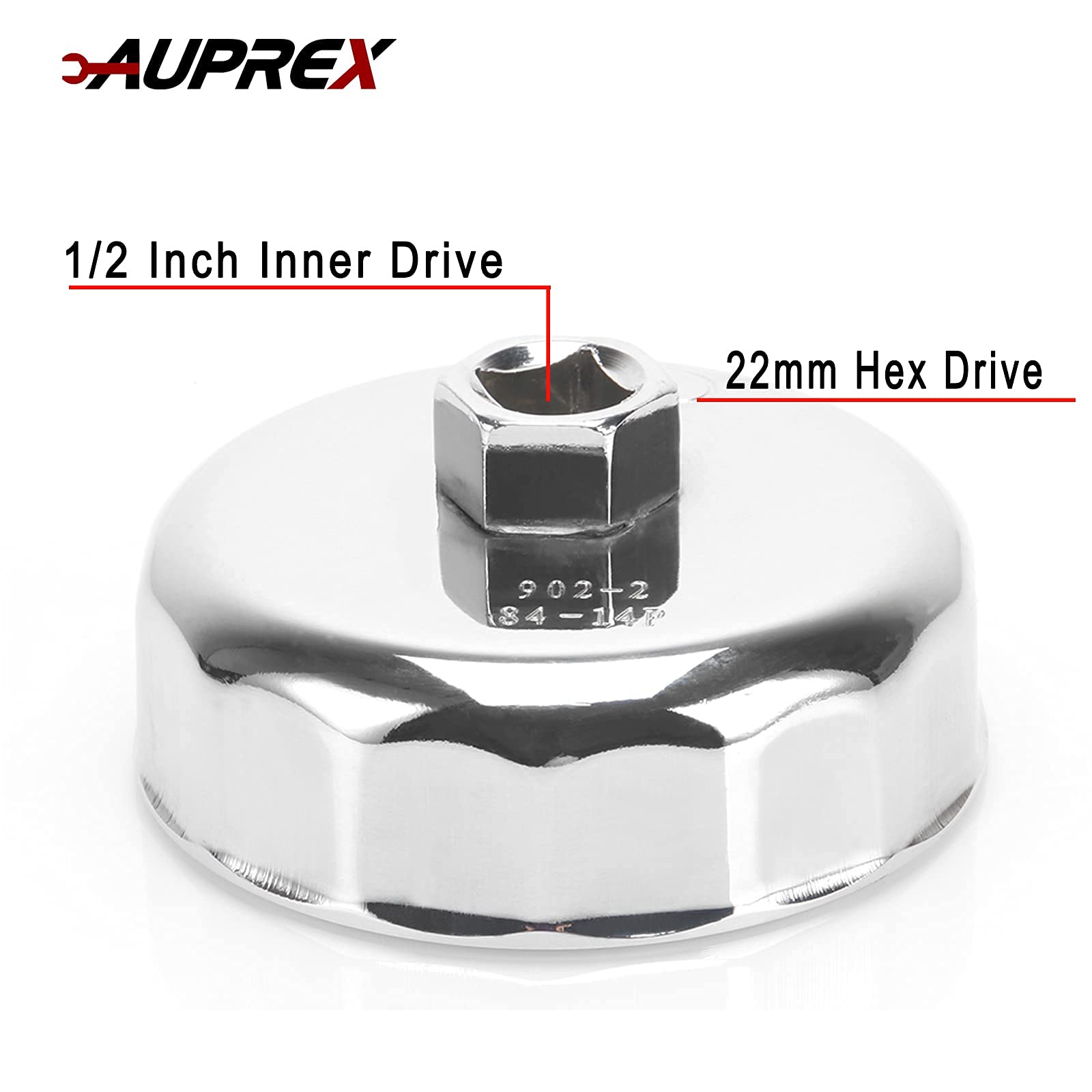 Amazon.com: AUPREX 84mm 14 Flutes Oil Filter Wrench - Chrome Amazon.com: AUPREX 84mm 14 Flutes Oil Filter Wrench - Chrome