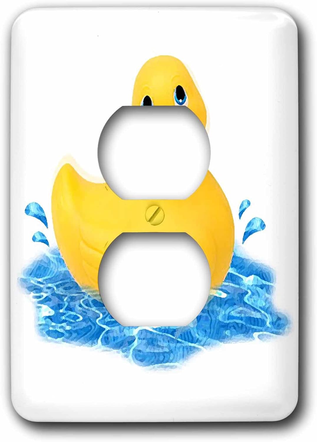 3dRose LLC lsp_4366_6 Rubber Duck, 2 Plug Outlet Cover