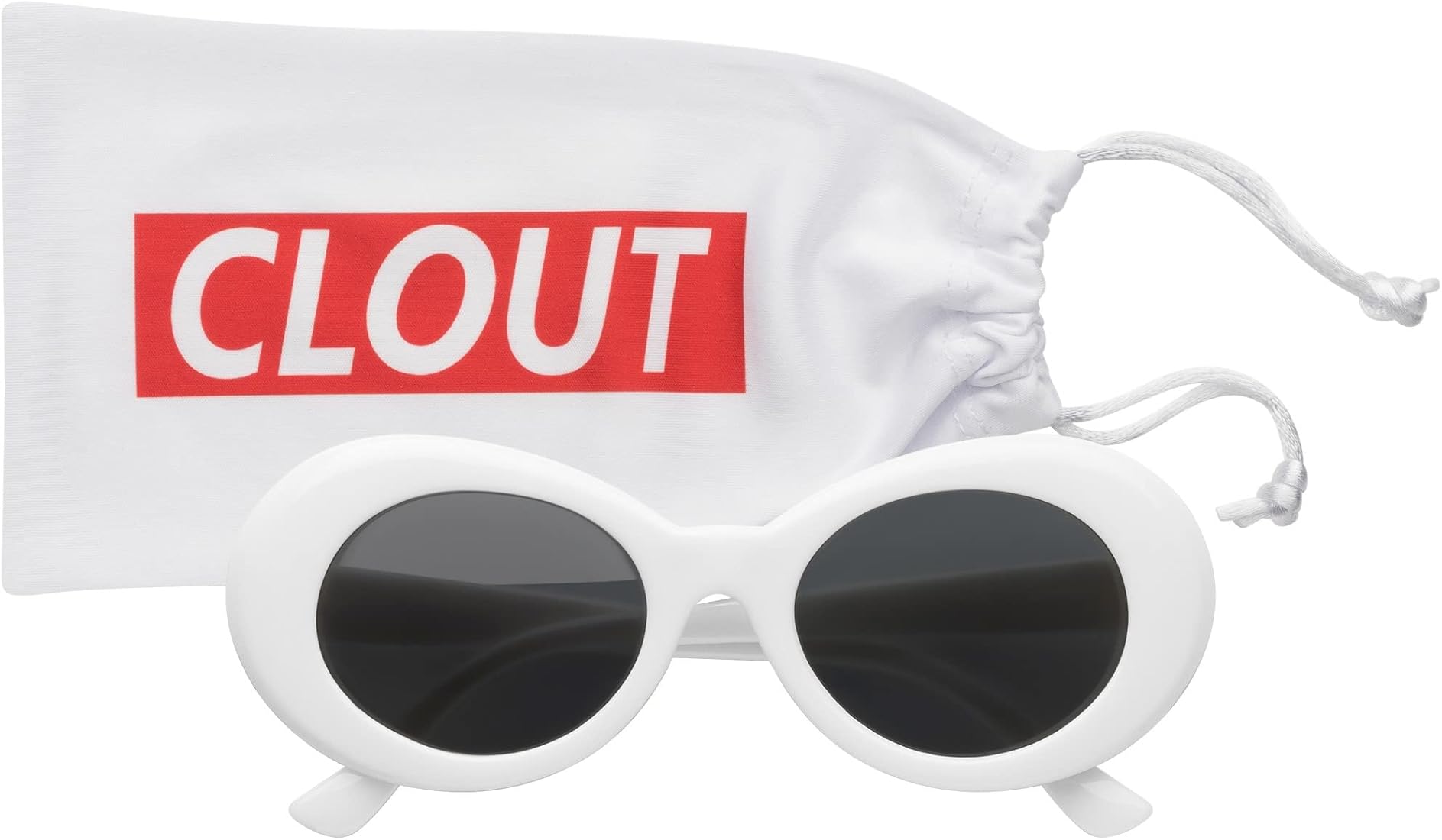 Clout Goggles Glasses Oval Retro Kurt Cobain Sunglasses Meme
