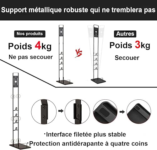 Foho Vacuum Stand, Storage Bracket Stand Holder, Stable Vacuum Stand Compatible with Dyson V15 V11 V10 V8 V7 V6 Handheld Cordless Vacuum Cleaners & Accessories & AttachmentsQ - 4