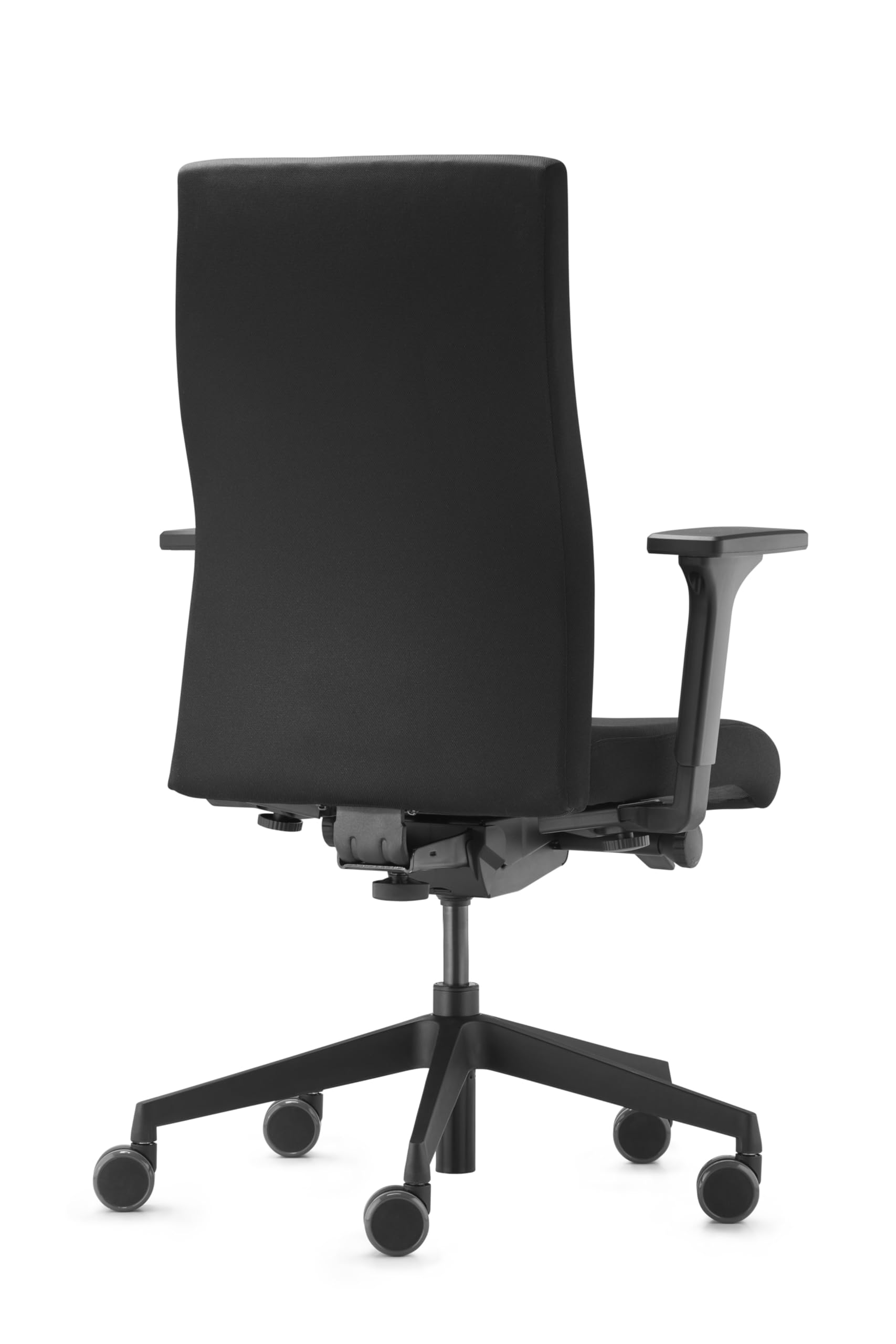 TREND OFFICE to-Strike Comfort pro sk 9248, ergonomischer Bürostuhl schwarz | Testsieger Stiftung Warentest, Trendoffice by Dauphin, 4D-Armlehnen, Polster-Rückenlehne höhenverstellbar, Synchron-Mechanik