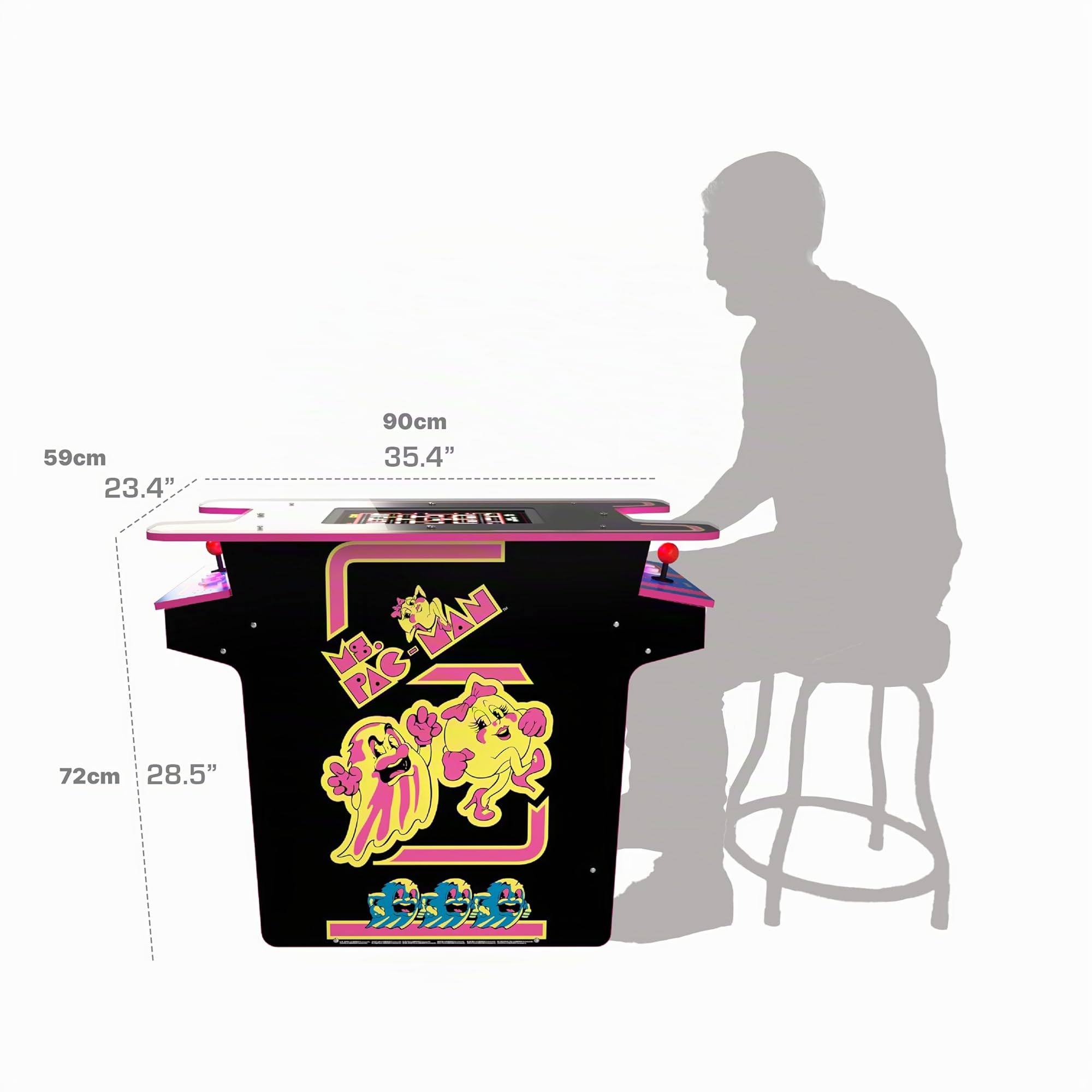 Arcade1Up MS PAC-Man Head-to-Head Table