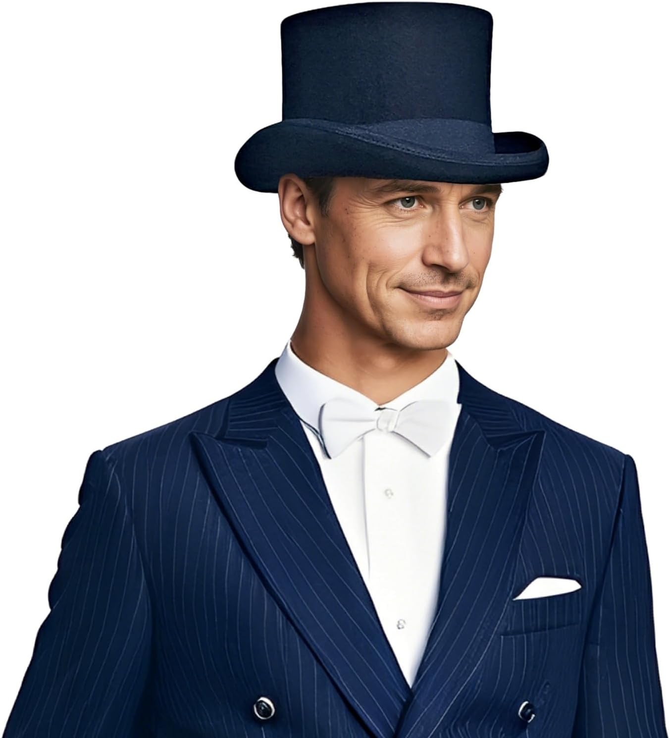 Wool Felt Top Hat Victorian Mad Hatter 6" Magic Hat Gentlemen Performing Jazz Caps Rock Hat for Men Women Gift - Image 6