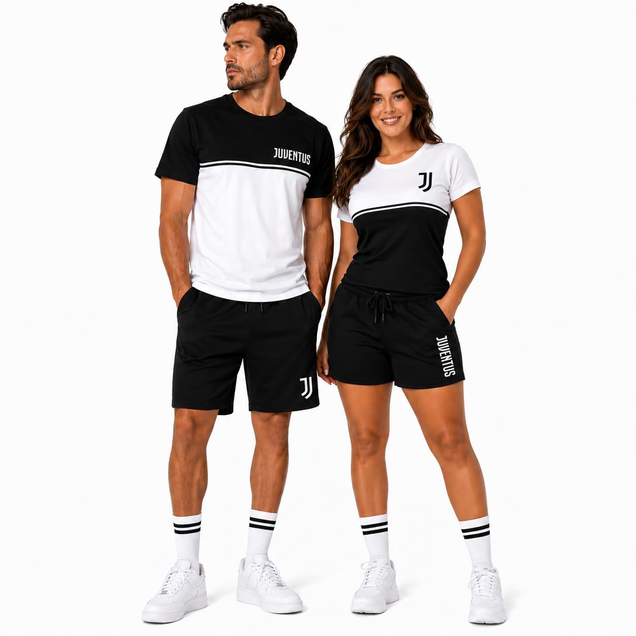 Pigiama Juve Corto da Ragazzo Adulto Juventus – Prodotto Ufficiale Personalizzabile – PS 46700