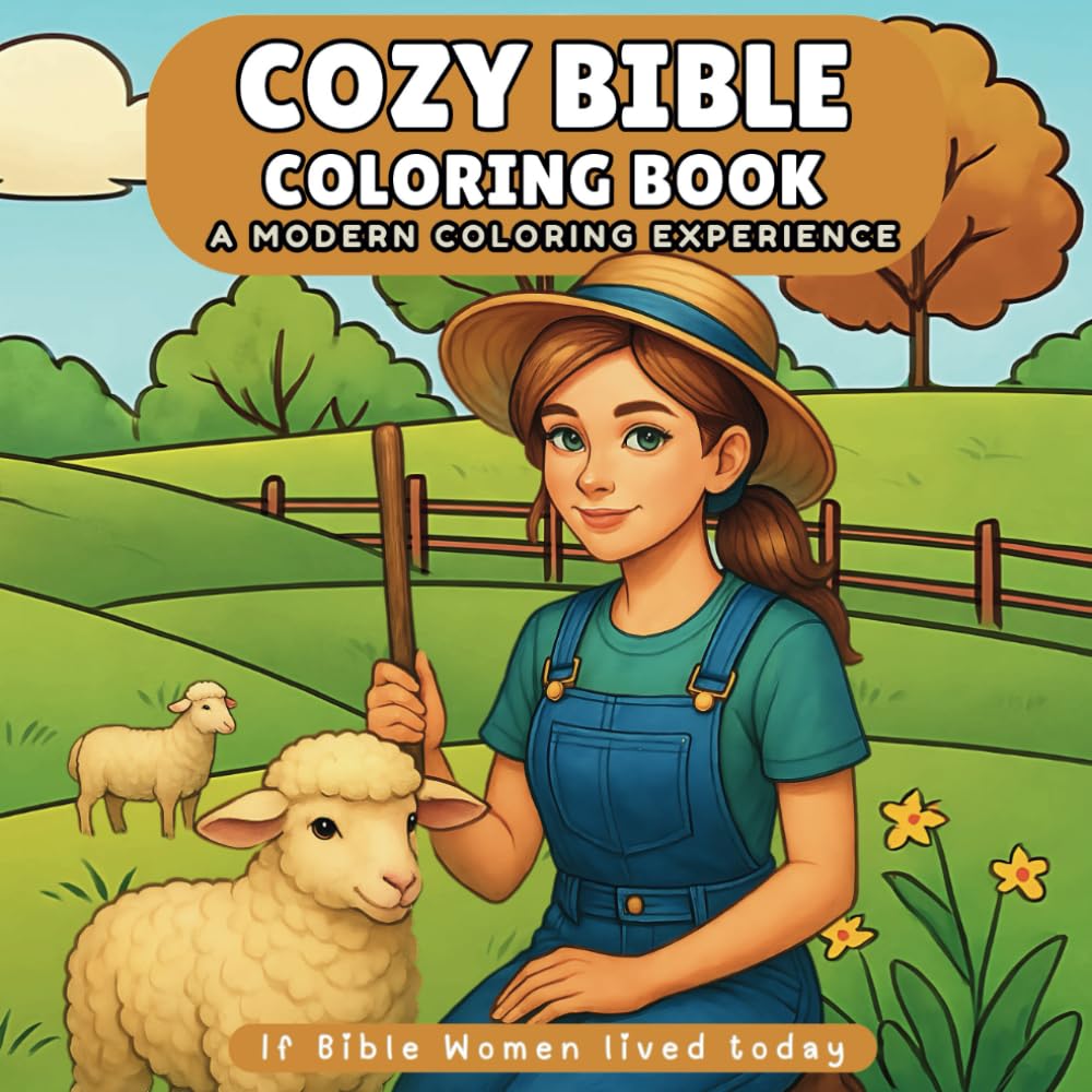 Cozy Bible Coloring Book / A Modern Coloring Experience: If Bible Women Lived Today , A Heartfelt Devotional Coloring Book for Women and Teen Girls