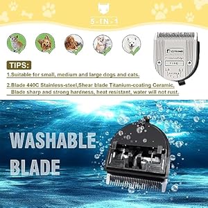 Professional Animal Dog Pet 5in1 Adjustable Fine Blade Cut Length 073mmcompatible with Wahl Arcobravurachromadocreativafigura and Motion Clippers2 Pcs  Cucciolini Doodles Professional animal dog pet 5 in 1 adjustable fine blade cut length 0 7 3mmcompatible with wahl arcobravurachromadocreativafigura and motion clippers2 pcs   cucciolini doodles