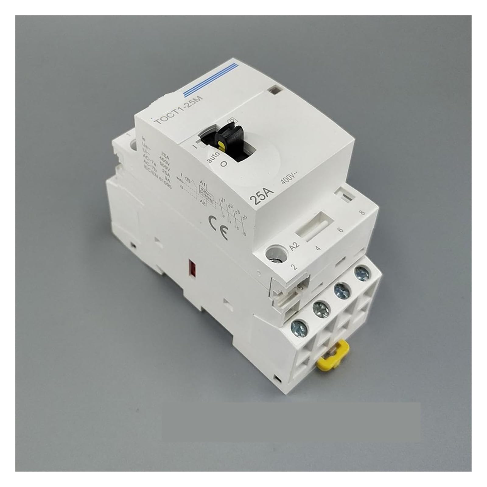 TSIOHKBS TOCT1 4P 25A 220V/230V 50/60HZ Din Rail Household ac Modular contactor with Manual Control Switch 4NO or 2NO 2NC or 4NC (4NC)