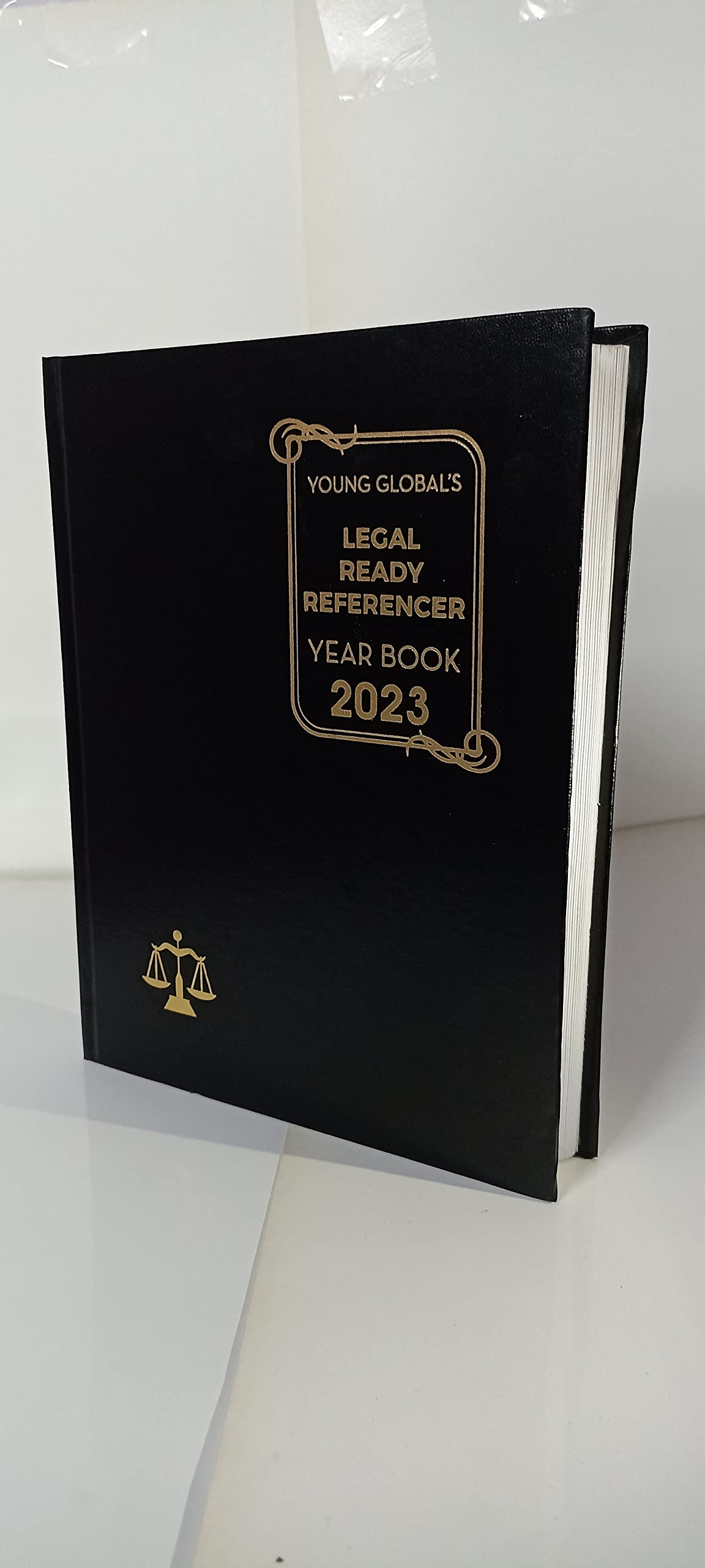 LEGAL REFERENCER (Black Colour) cum DIARY 2023 (ADVOCATE STANDARD SIZE DIARY with legal information like Ad valorem Fee, Limitation Points, Offences under IPC, Important Provisions etc.)