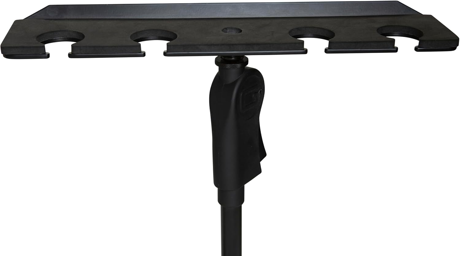 Gator Frameworks Multi Holder Stand Attachment Holdsup to (4) Microphones Wired or Wireless (GFW-MIC-4TRAY)