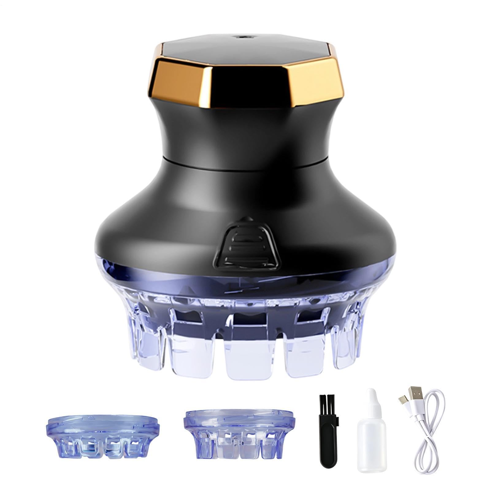 Recortadora de barba y pelo corto para evitar tirones con kit recargable LED 8