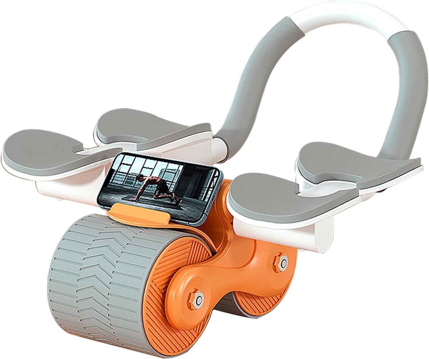 Manogyam Automatic Rebound Abdominal Wheel Elbow Support,Core Workout Equipment for Ab Exerciser (Orange) (B0CZX5C4W5) Amazon Price History, Amazon Price Tracker