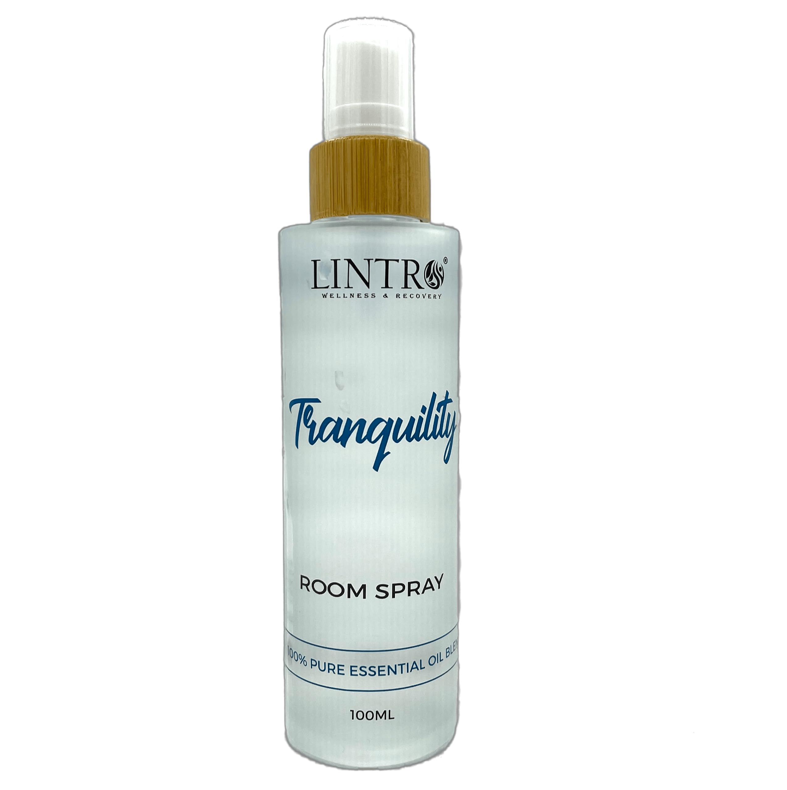 Lintro - Tranquility Room Spray 100ml - 100% Natural - Made with 100% Pure Essential Oils