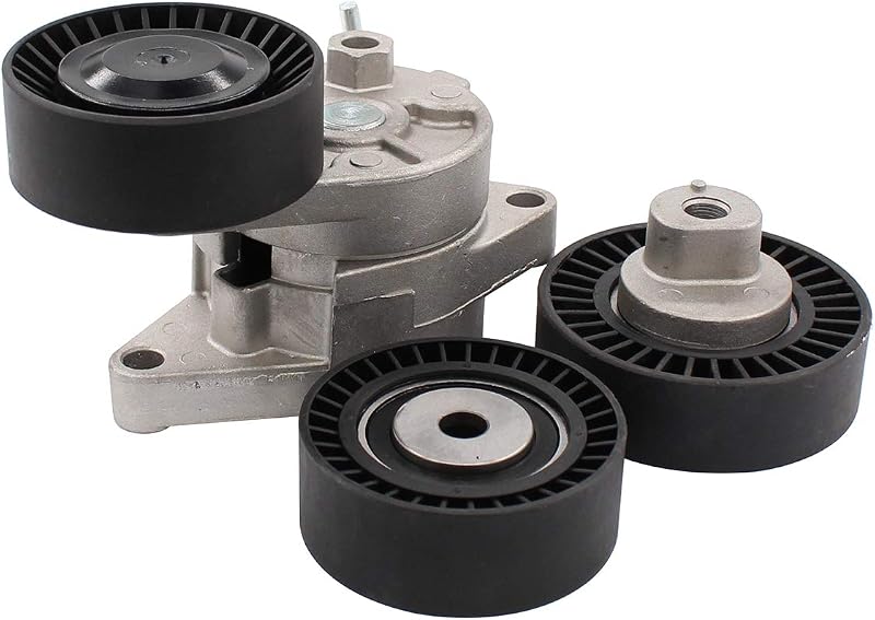 Kit com 3 polias tensoras da correia de acionamento NewYall para BMW