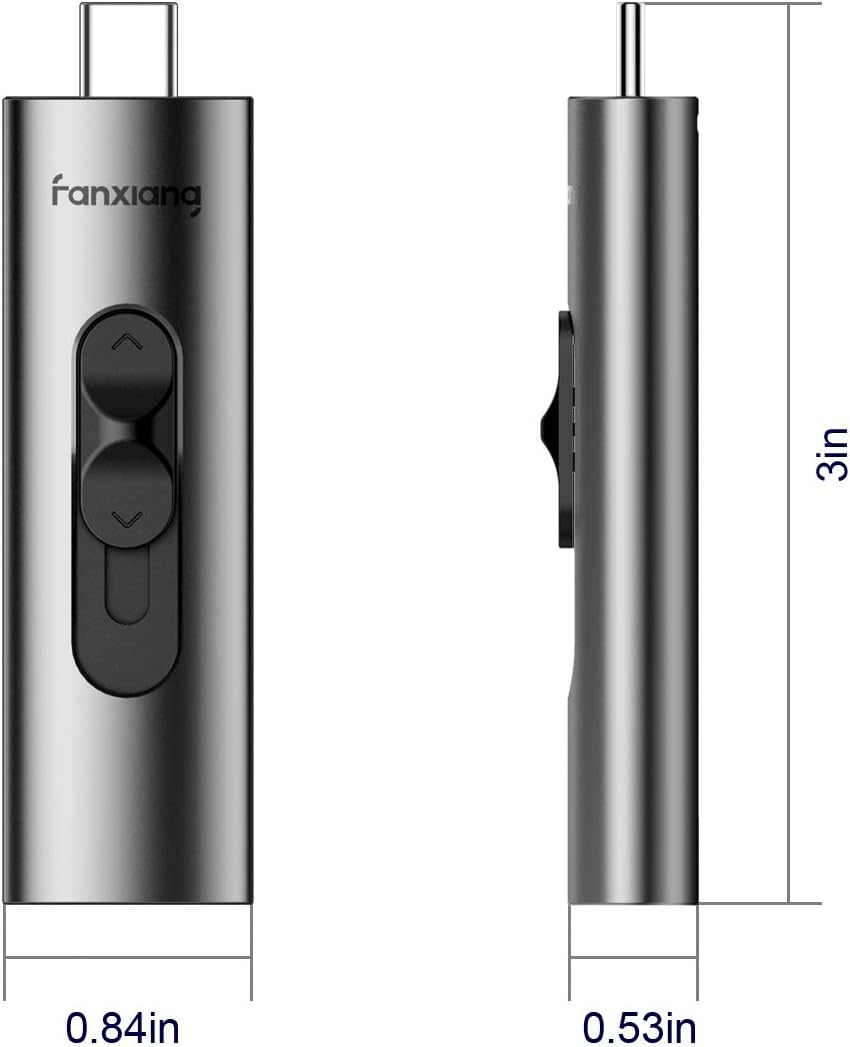 Blасk Frіdау Sаlе 2022 USB Solid State Flash Drive 512GB 3.1 Portable Mini External SSD, USB Type C 2 in 1 Ultra Speed Extreme Memory Stick Storage with 550MB/s Data Transfer for Android, Laptop, PC, MAC, Space Grey