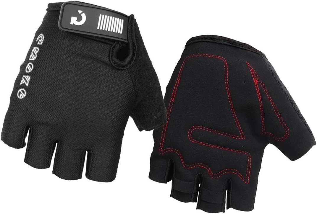 WYSTAO Outdoor Sports Gloves Non-Slip Waterproof Breathable Riding Shockproof Bicycle Racing Driving Fishing Mountaineering Fitness Spring and Summer Half Finger Gloves