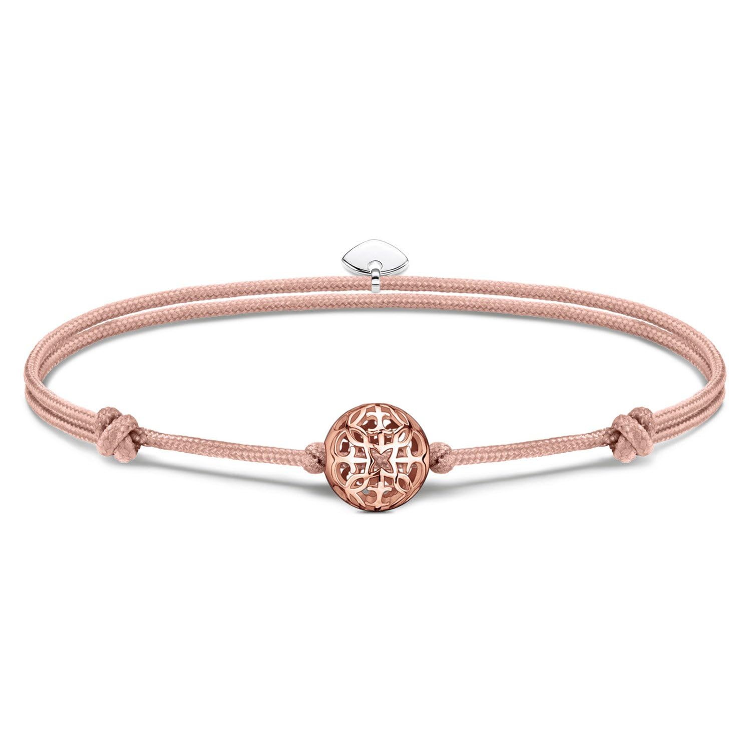 Thomas Sabo Bracciale Donna A Più File In Argento Sterling 925 Placcato Oro Rosa - Modello A2126-597-40-L22v