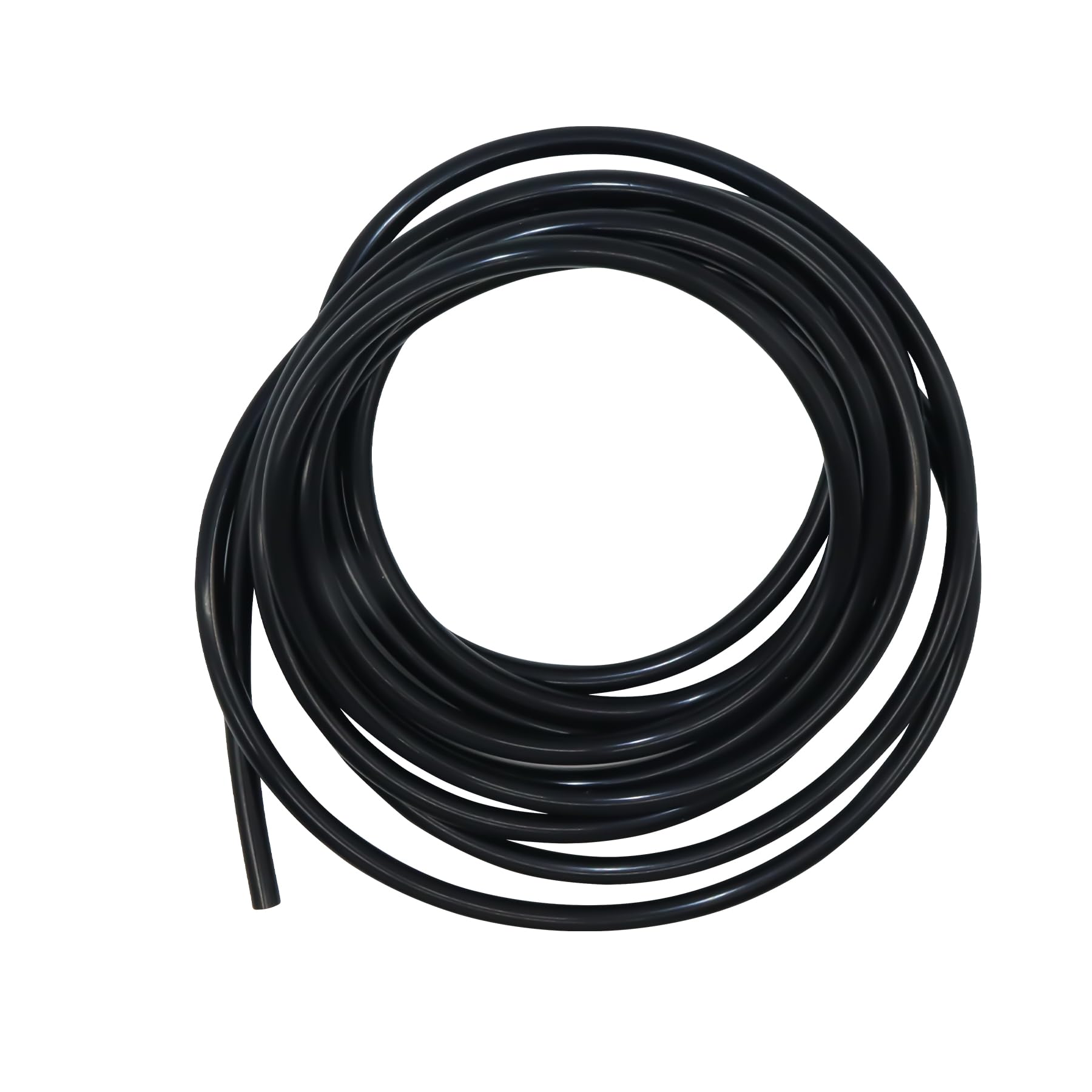 iMeistek Flexible Silicone Tube, 3mm ID X 6mm OD 4M Silicone Tubing Water Air Hose Pipe for Pump Transfer Black