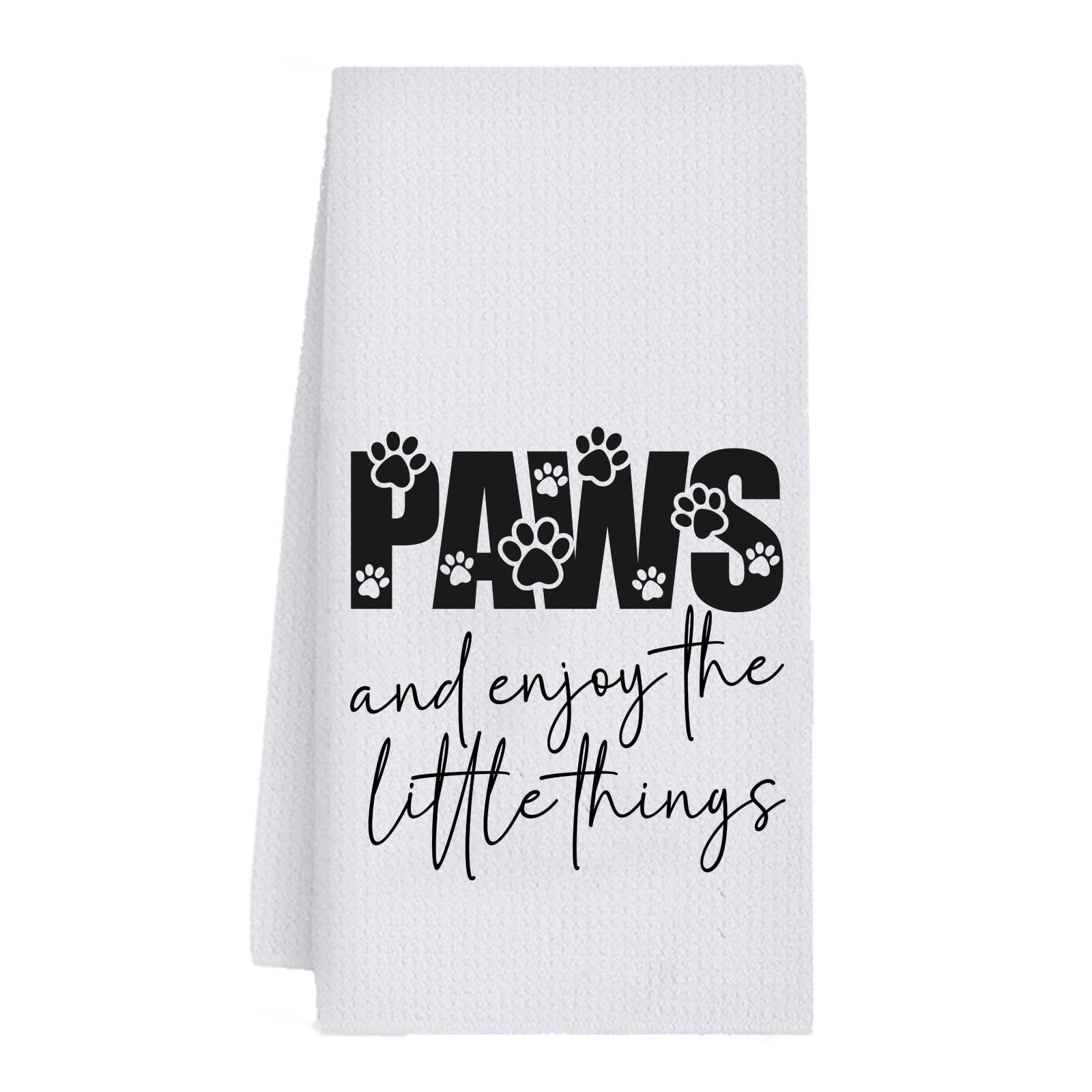 Xiynmeife Cute Towels for Kitchen, Dog Decorations for The Home, Funny Hand Towels Kitchen Decor, Dog Lovers Gifts for Women Housewarming Hostess