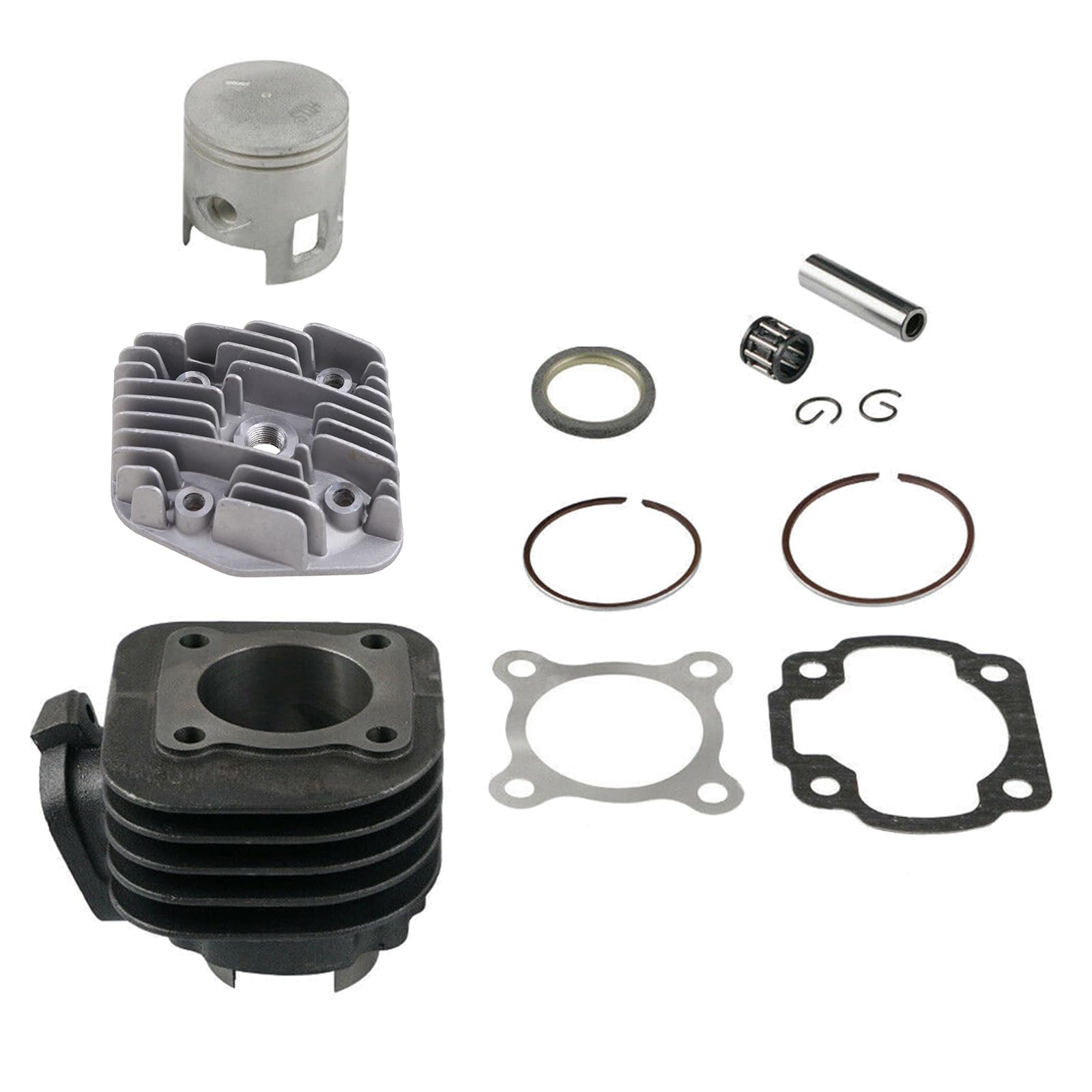 Cilindro Moto 47mm Big Bore per 70cc 2 Scooter Jog per Minarelli Clone Motors