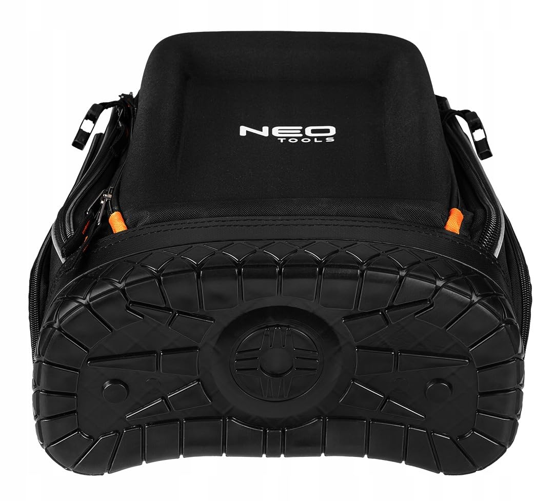 NEO TOOLS Mochila para herramientas (20 l), bolsillos para accesorios | Mochila de herramientas con base de goma, resistente con refuerzo, para electricistas, fontaneros