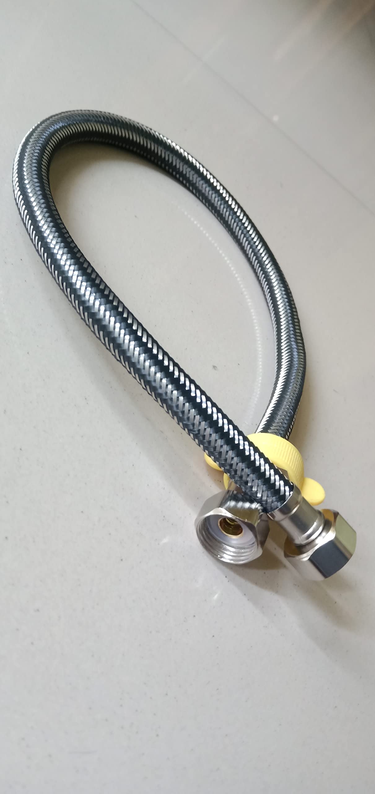 Infinite tech Connection Pipe Hose Pipe for Wash Basin, kitchen Sink, Geyser - 24 Inch (1 Piece)