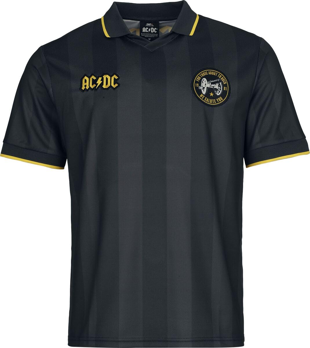 AC/DC Soccer Jersey Männer Trikot Multicolor Band-Merch, Bands, Fußball